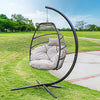 Barton Outdoor Hanging Egg Swing Lounge Chair